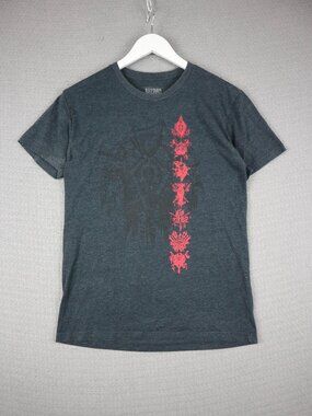 World of Warcraft Blizzard For The Horde Tee Grey Mens SMall